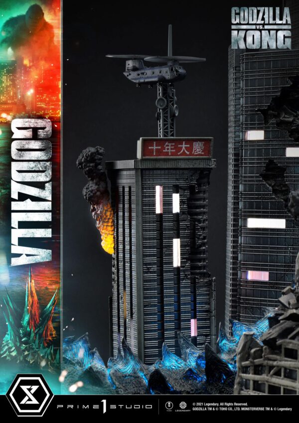 Estatua Godzilla vs Kong Final Battle