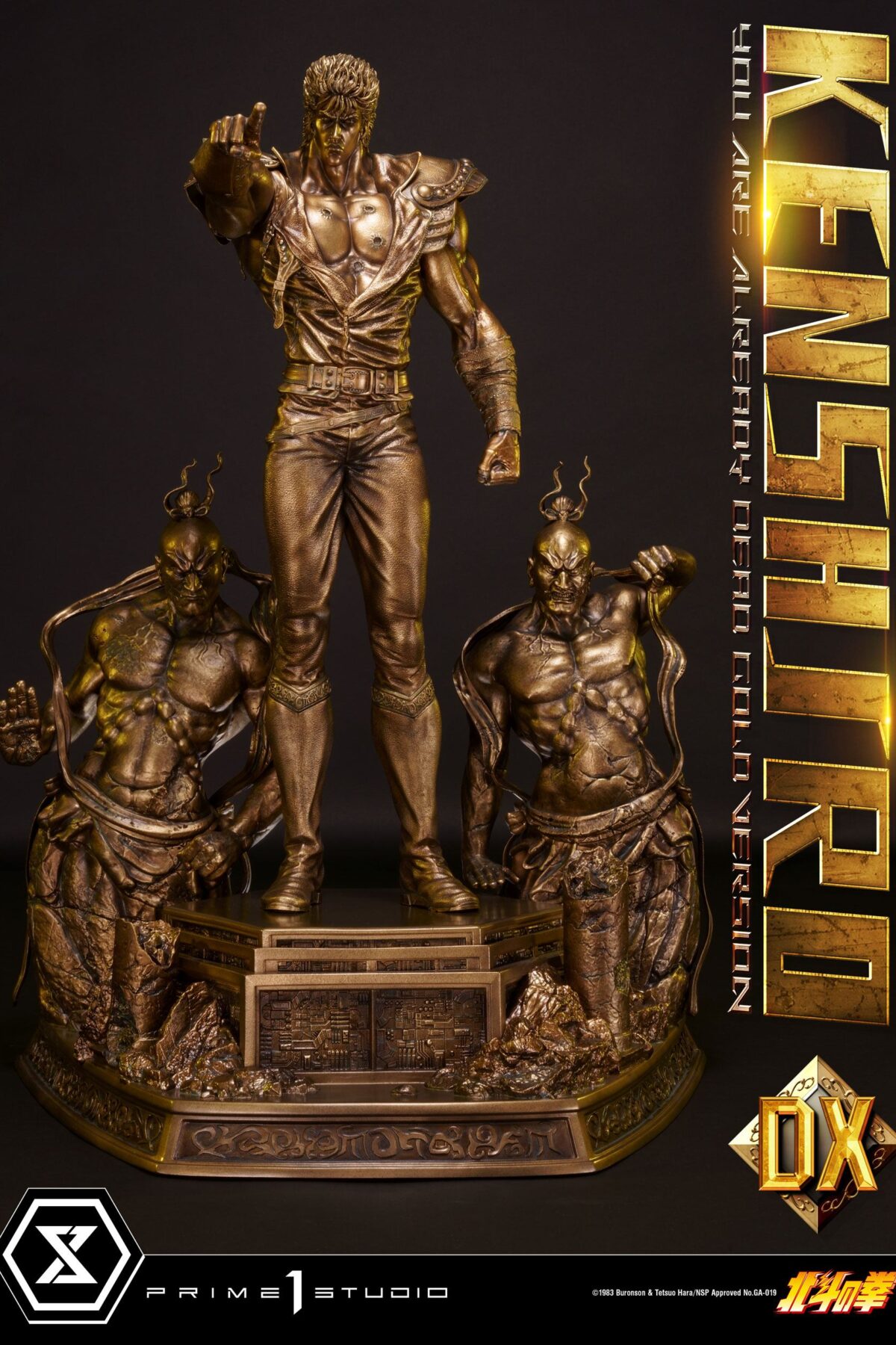 Estatua Kenshiro Deluxe Gold Version