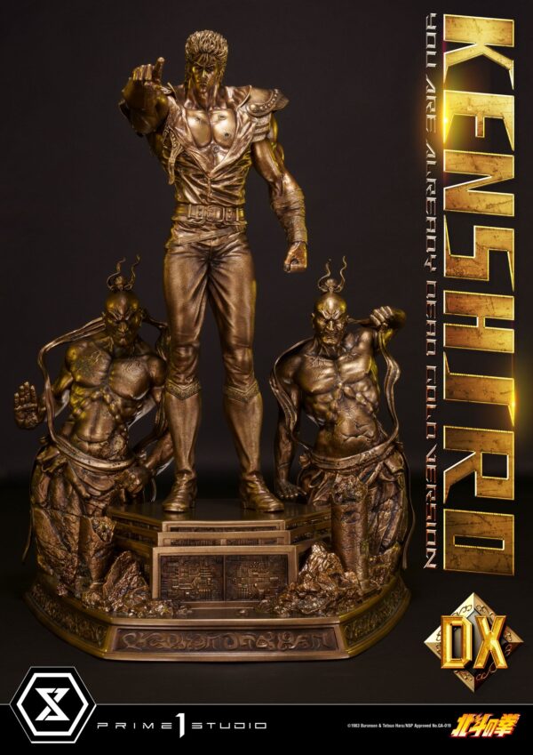 Estatua Kenshiro Deluxe Gold Version