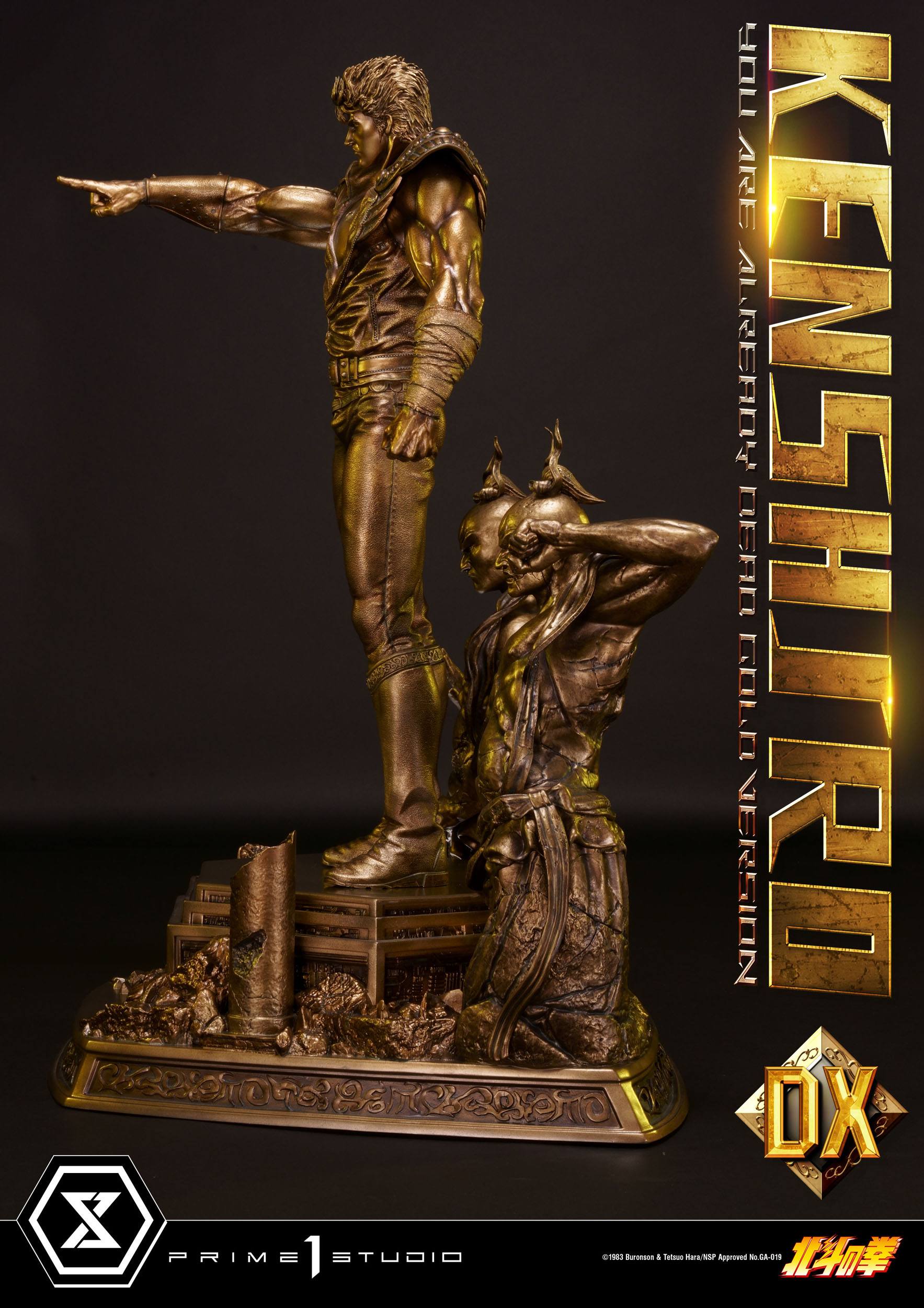 Estatua Kenshiro Deluxe Gold Version