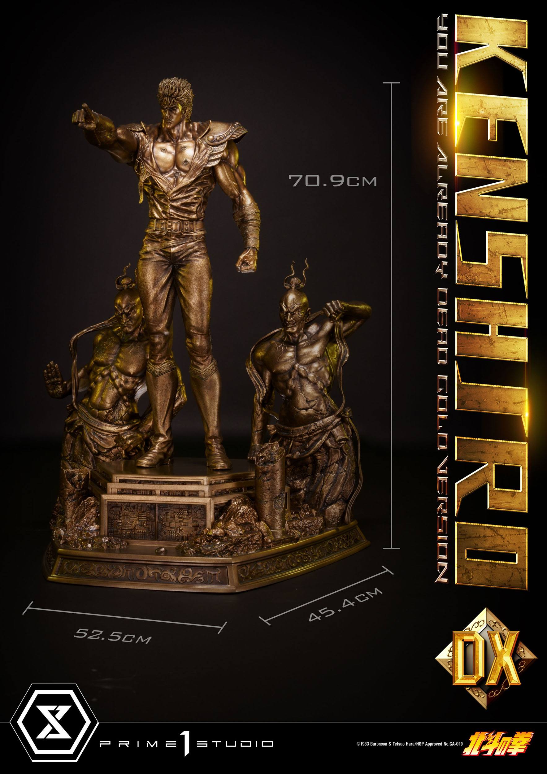 Estatua Kenshiro Deluxe Gold Version