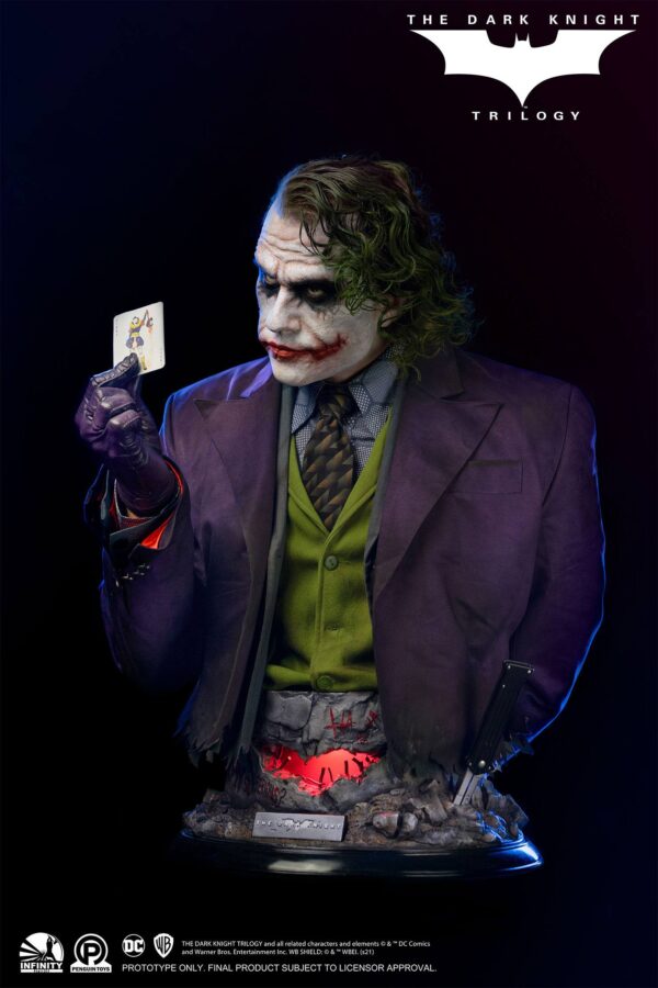 Busto tamaño real Joker Dark Knight