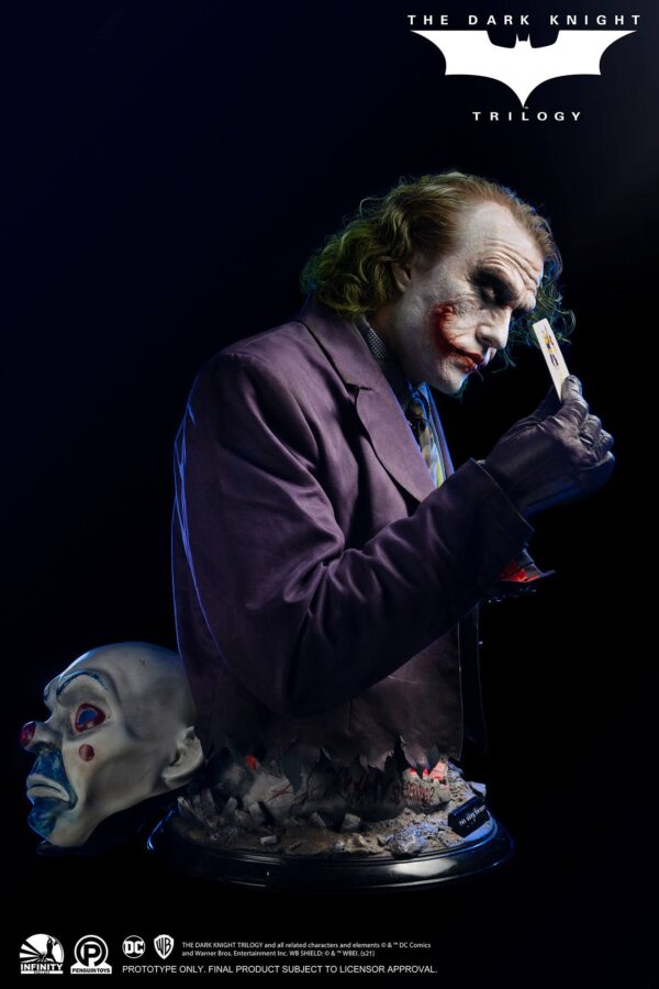 Busto tamaño real Joker Dark Knight