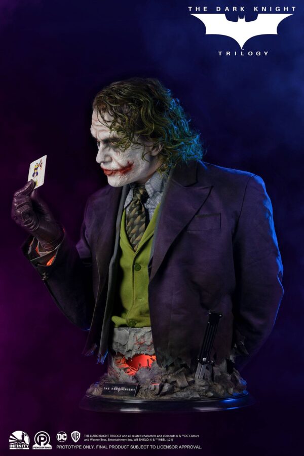 Busto tamaño real Joker Dark Knight