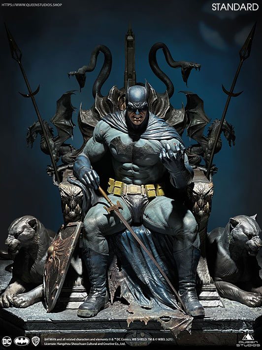 Estatua Batman on Throne DC Comics