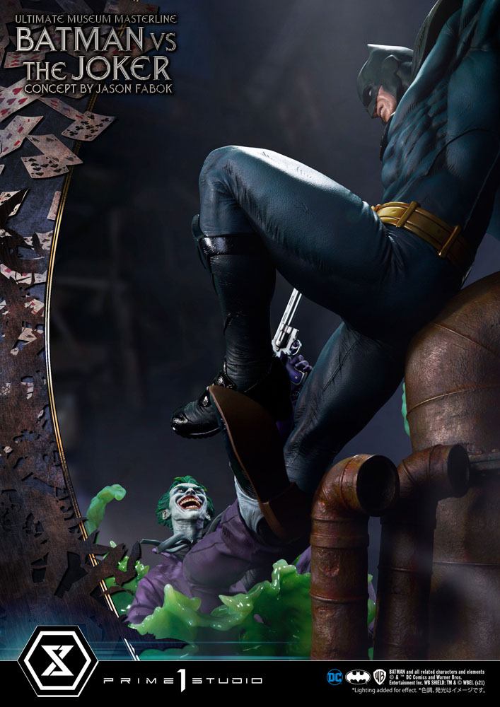 Estatua Batman vs The Joker