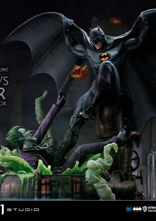 Estatua Batman vs The Joker