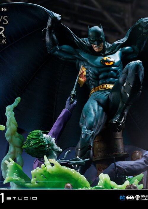 Estatua Batman vs The Joker