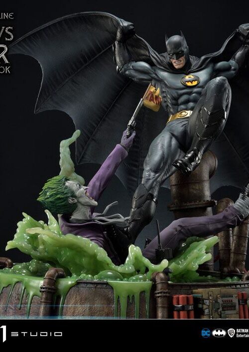 Estatua Batman vs The Joker