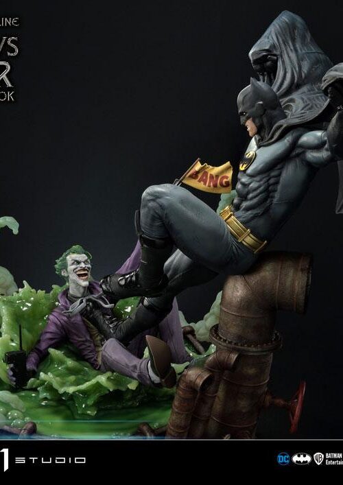 Estatua Batman vs The Joker