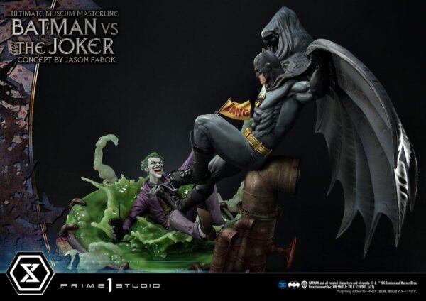 Estatua Batman vs The Joker