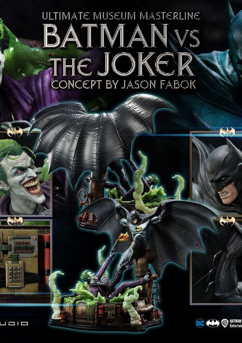 Estatua Batman vs The Joker