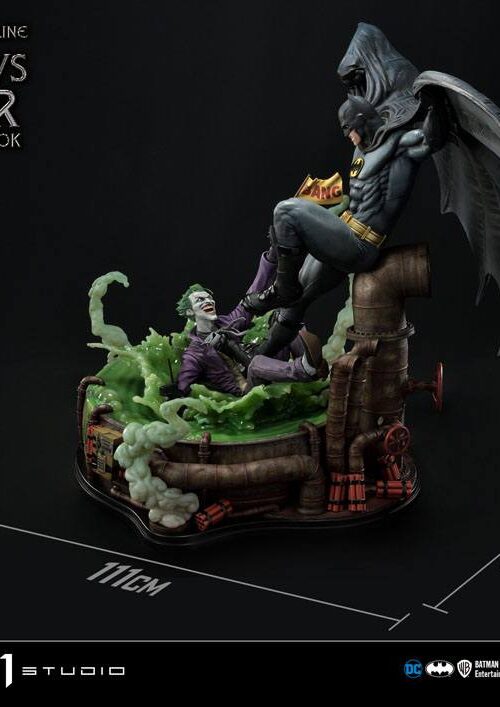 Estatua Batman vs The Joker