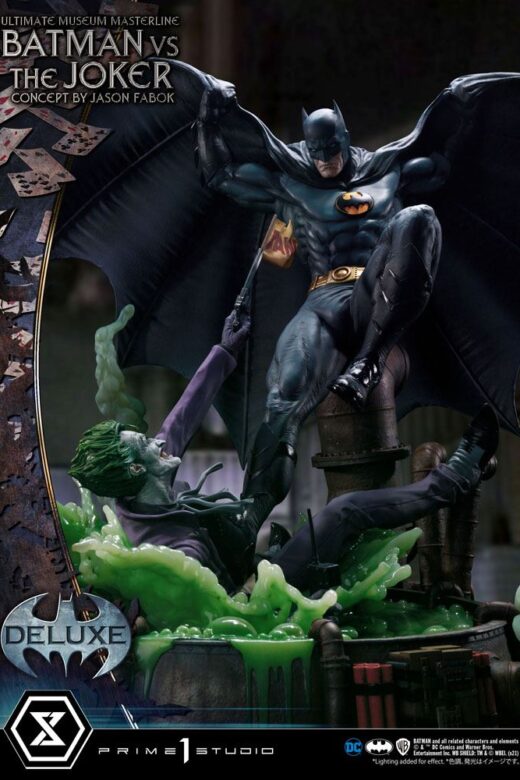 Estatua Batman vs The Joker Deluxe Bonus