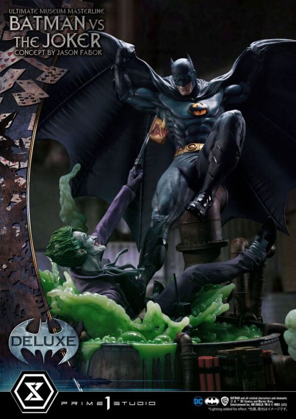 Estatua Batman vs The Joker Deluxe Bonus