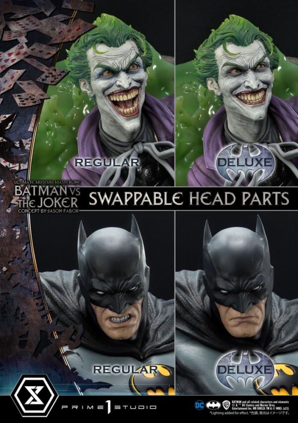 Estatua Batman vs The Joker Deluxe Bonus