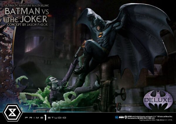 Estatua Batman vs The Joker Deluxe Bonus