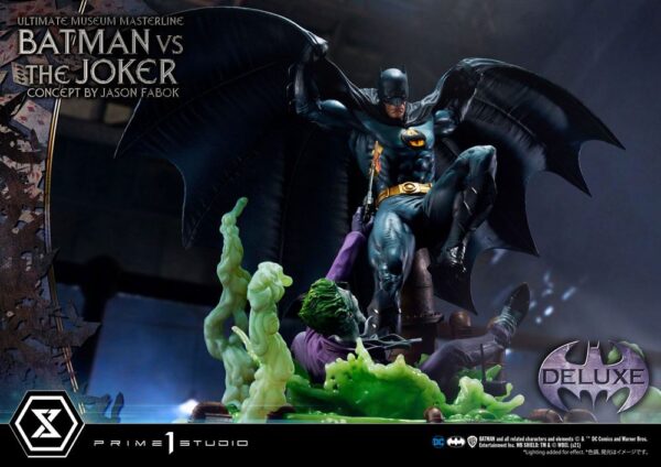 Estatua Batman vs The Joker Deluxe Bonus