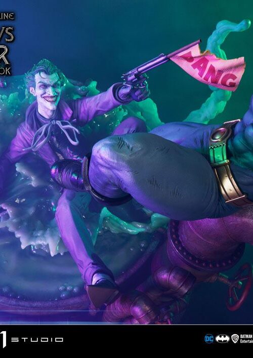 Estatua Batman vs The Joker Deluxe Bonus