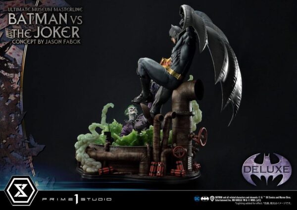 Estatua Batman vs The Joker Deluxe Bonus