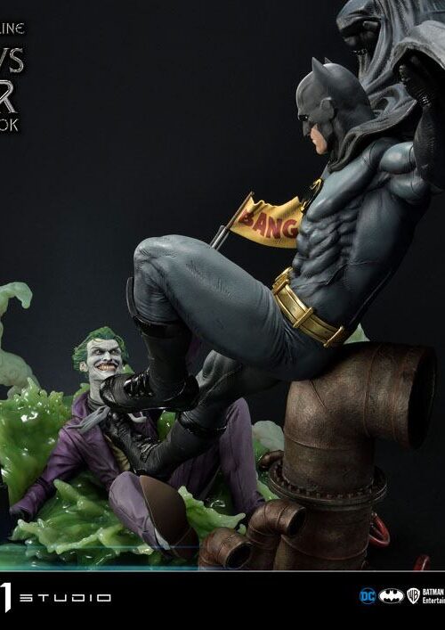 Estatua Batman vs The Joker Deluxe Bonus