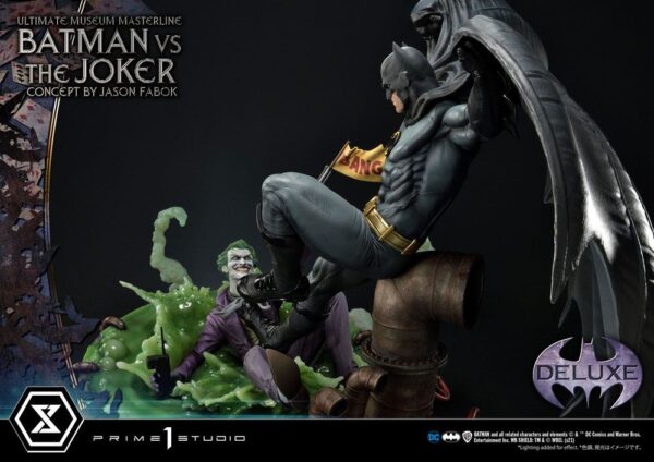 Estatua Batman vs The Joker Deluxe Bonus