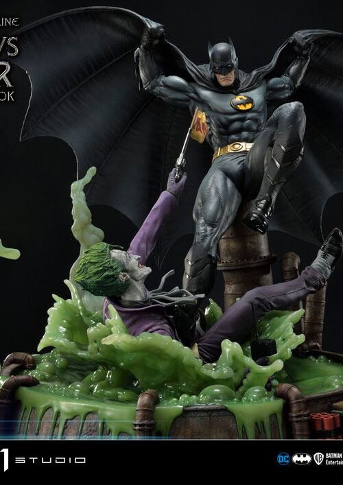 Estatua Batman vs The Joker Deluxe Bonus