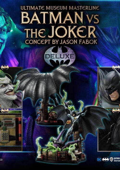 Estatua Batman vs The Joker Deluxe Bonus