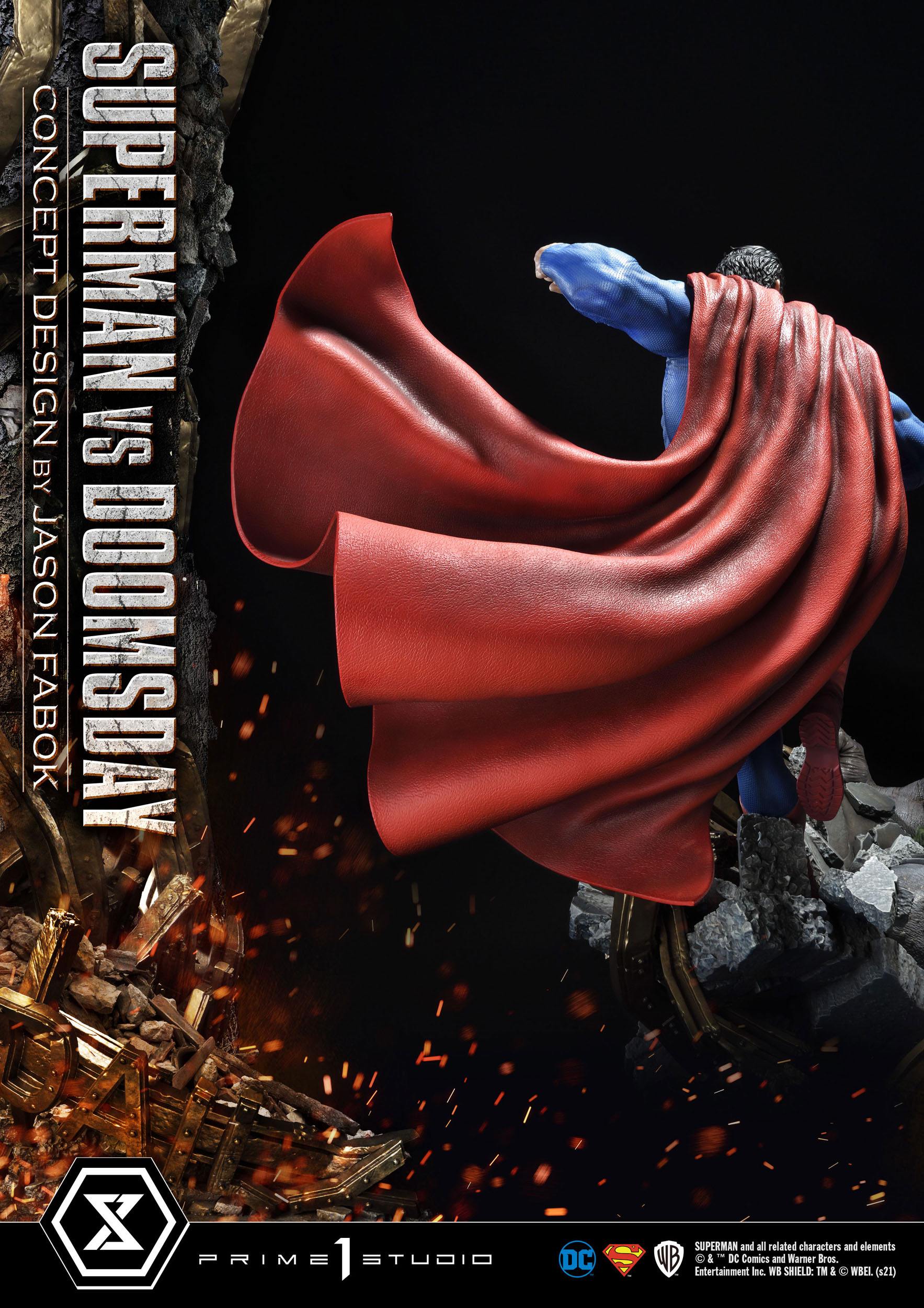 Estatua Superman Vs Doomsday