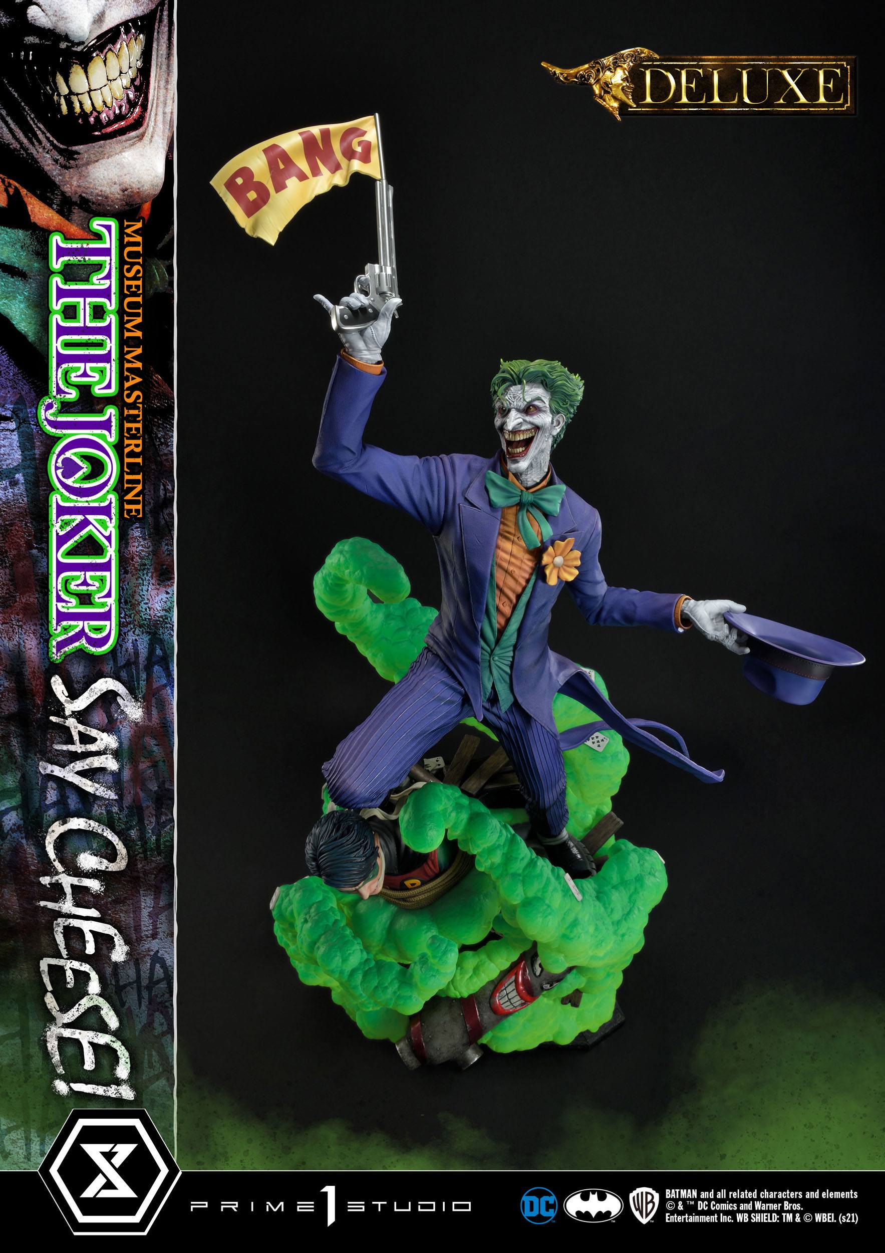 Estatua The Joker Say Cheese Bonus