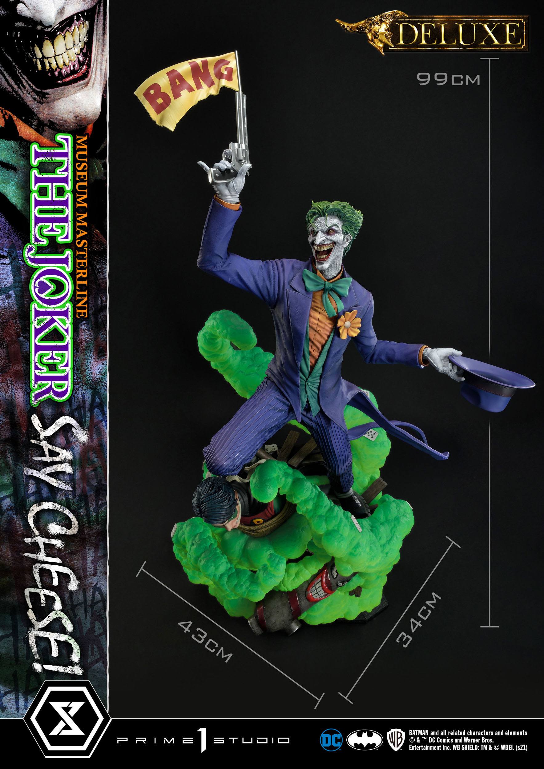 Estatua The Joker Say Cheese Bonus