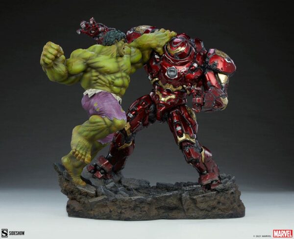 Maqueta Marvel Hulk vs Hulkbuster