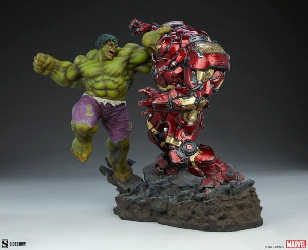 Maqueta Marvel Hulk vs Hulkbuster