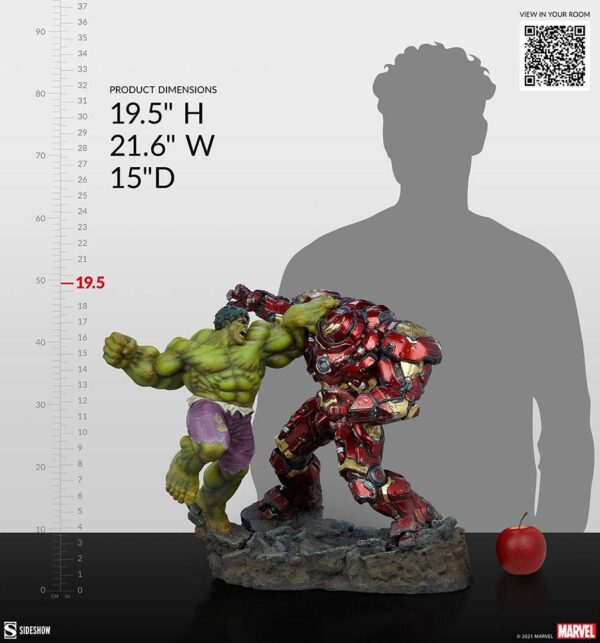 Maqueta Marvel Hulk vs Hulkbuster