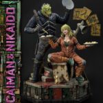 Estatua Caiman y Nikaido Dorohedoro