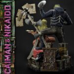 Estatua Caiman y Nikaido Dorohedoro