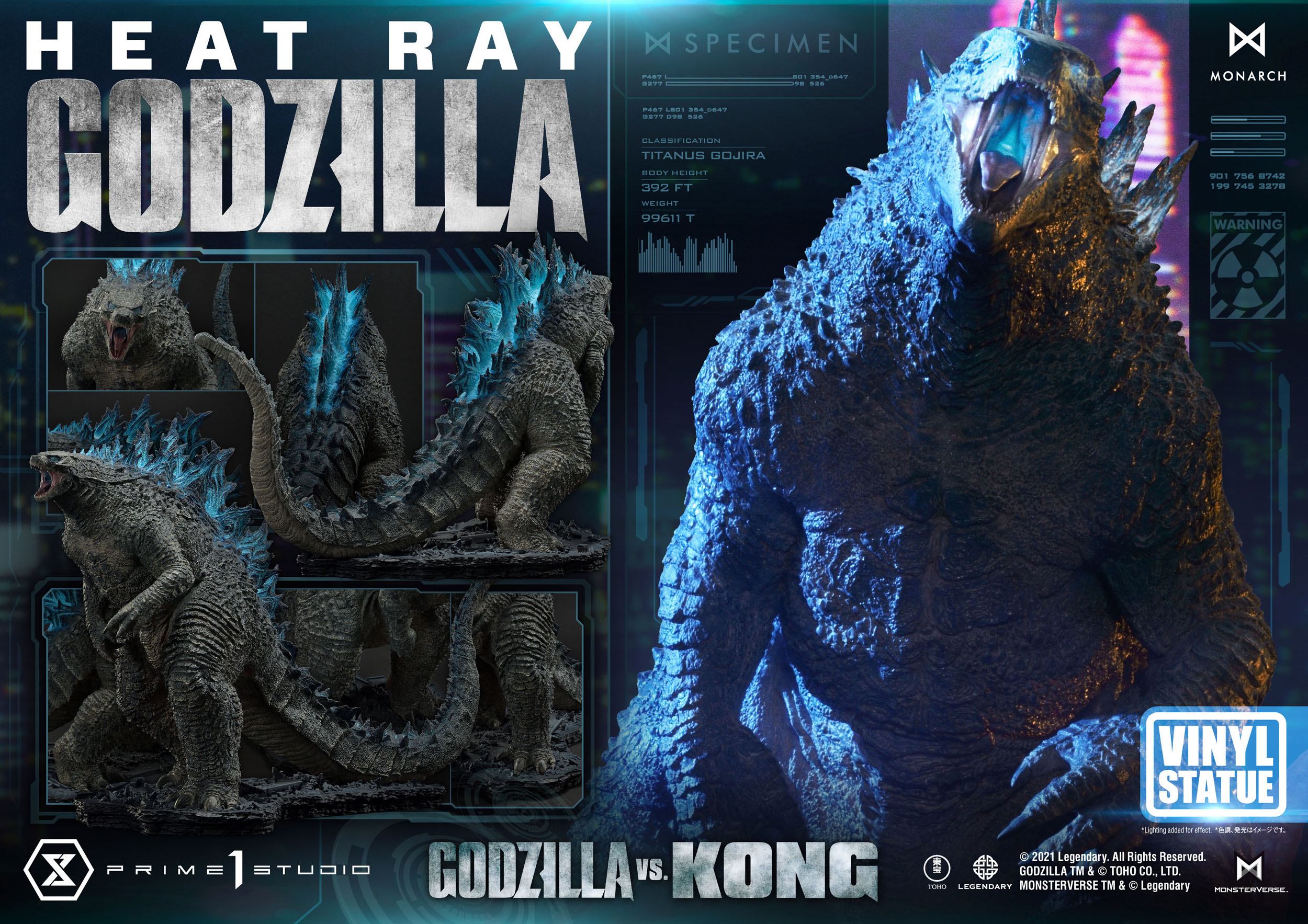 Estatua Vinilo Heat Ray Godzilla