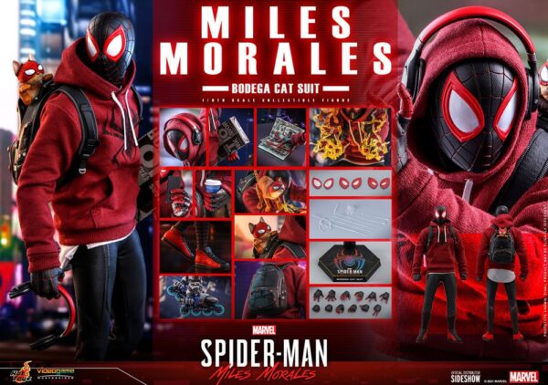 Figura Spiderman Miles Morales Cat Suit