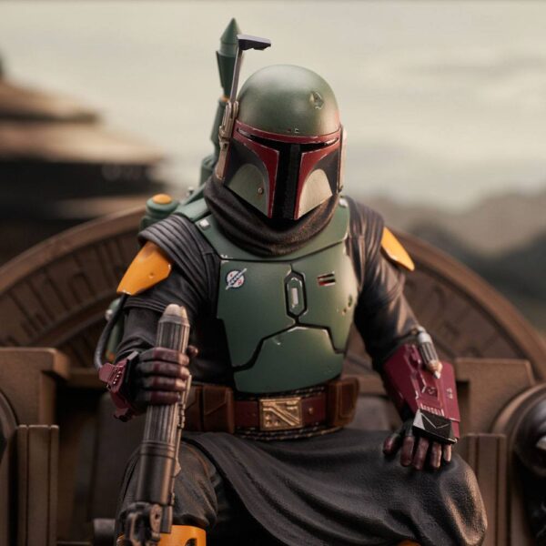 Estatua Boba Fett on Throne