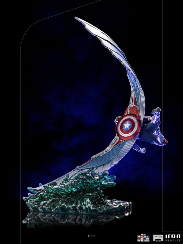 Estatua Captain America Sam Wilson Deluxe