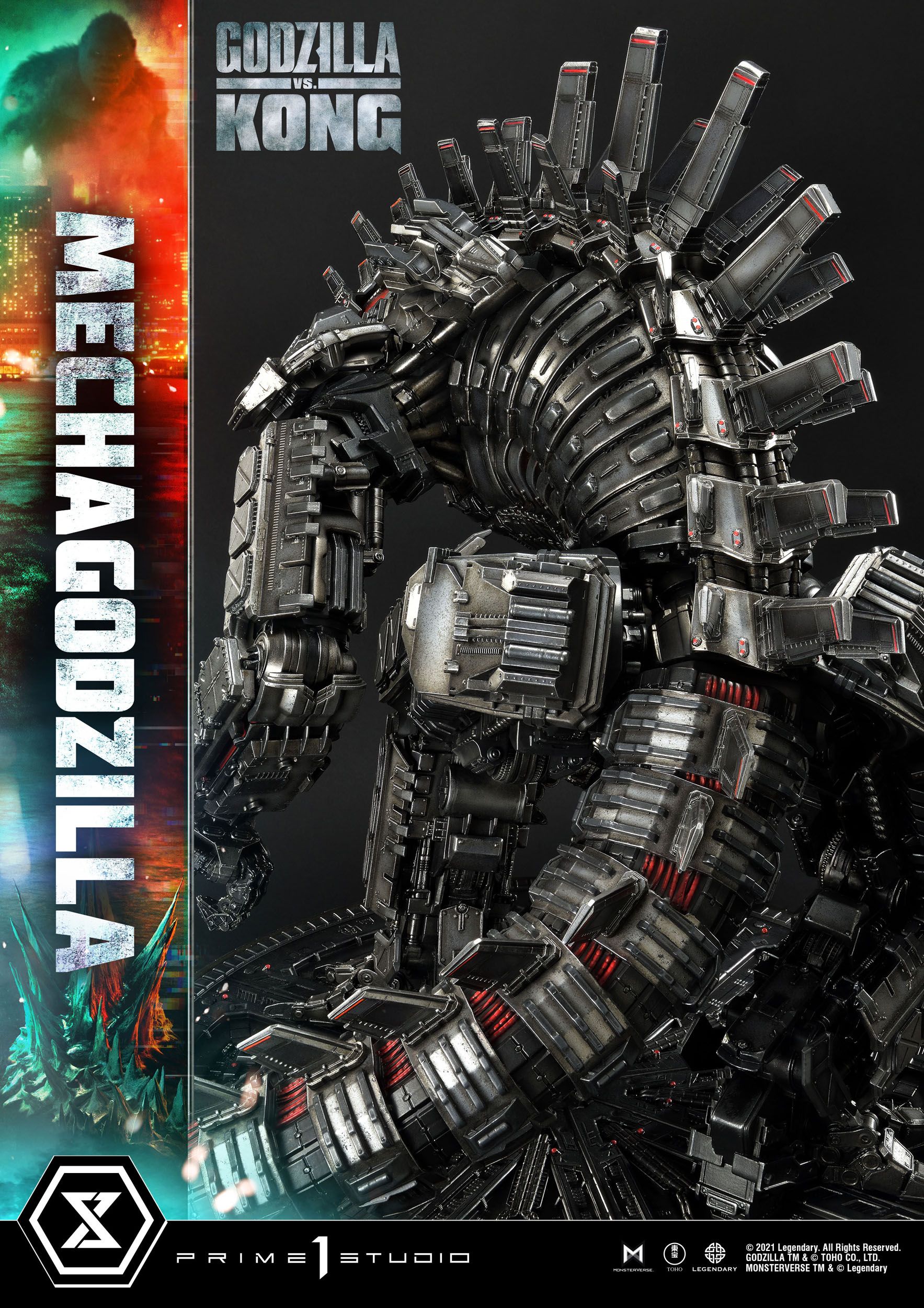 Estatua Mechagodzilla vs Kong