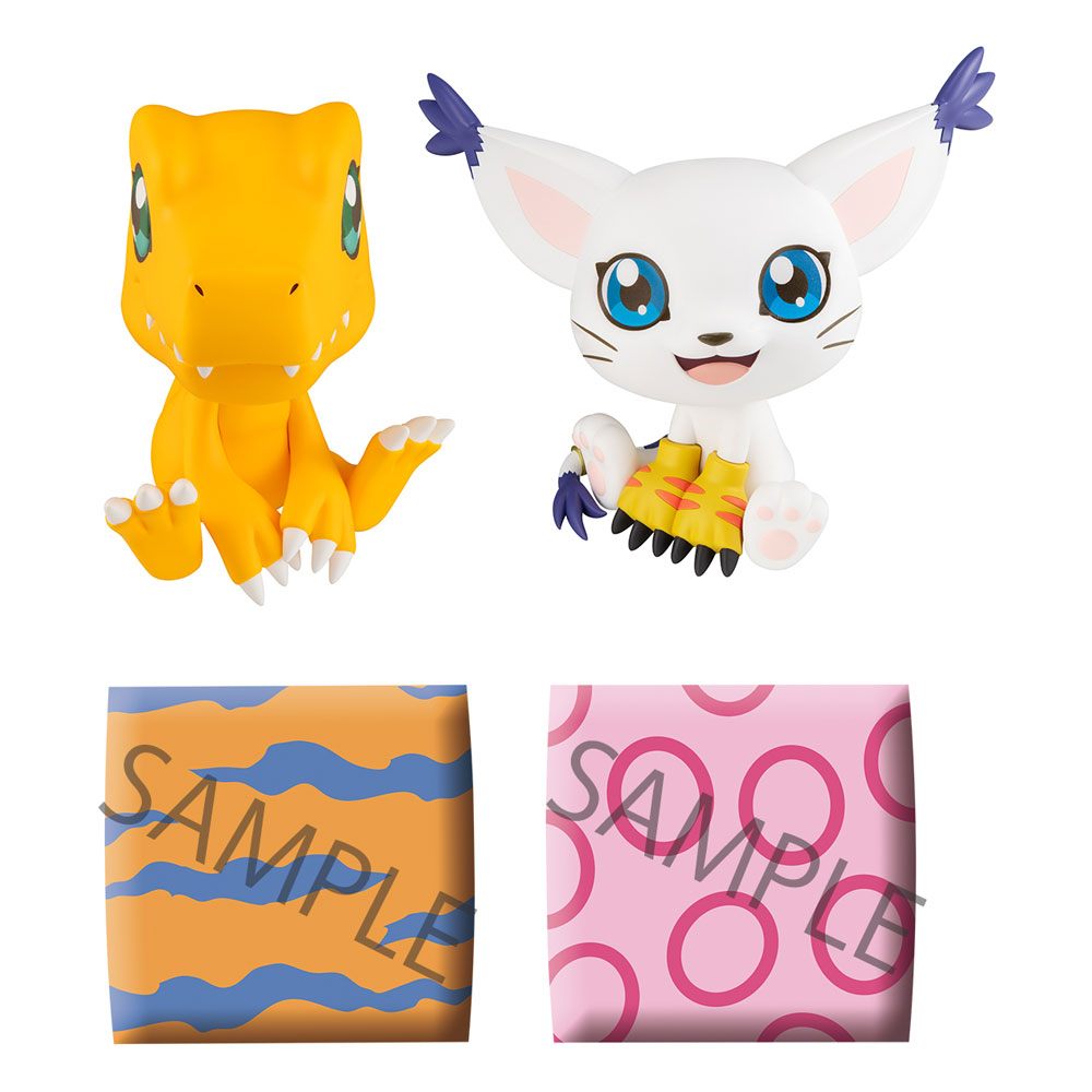 Estatuas Tailmon y Agumon Limited