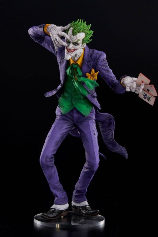 Estatua The Joker Laughing Purple Version