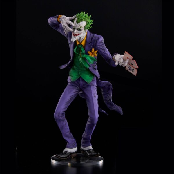 Estatua The Joker Laughing Purple Version