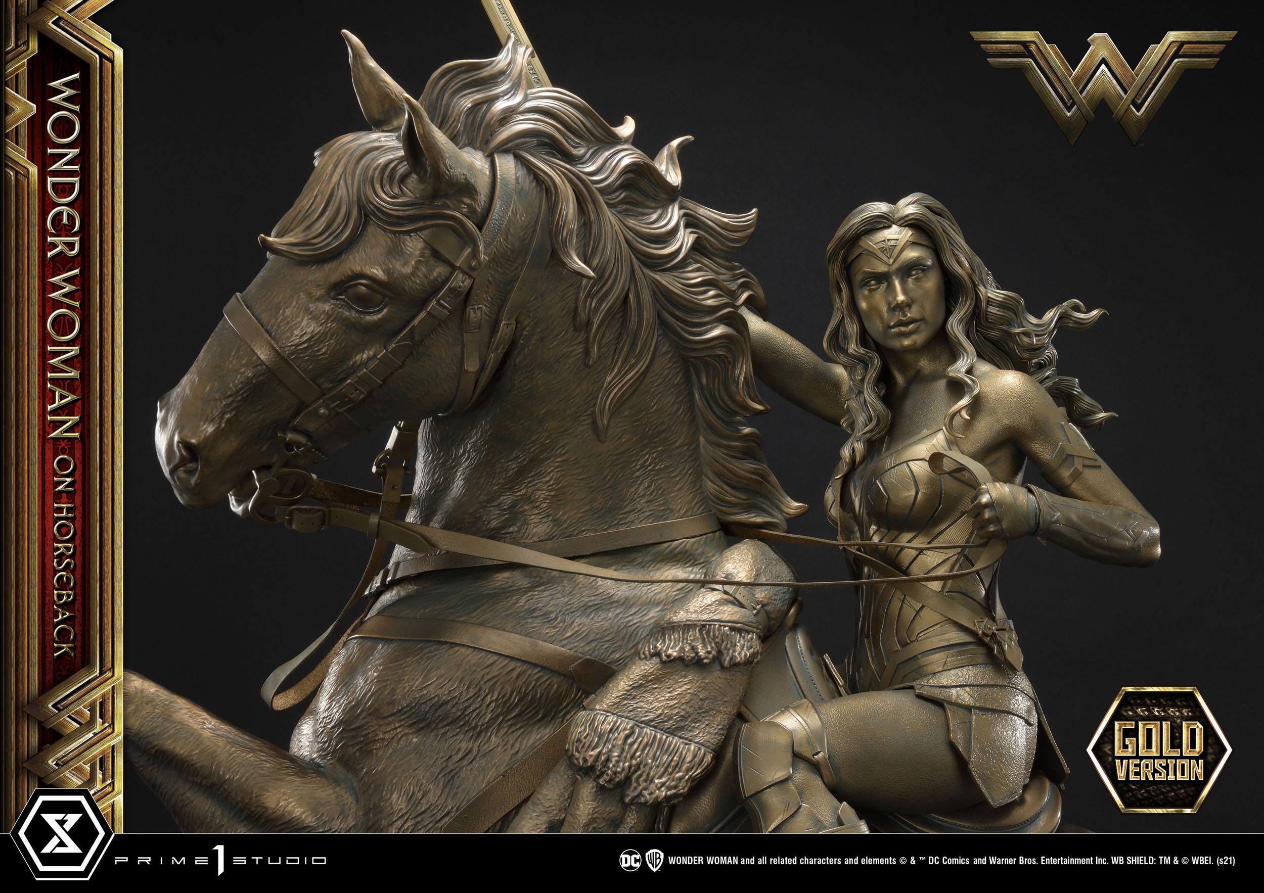 Estatua Wonder Woman on Horseback