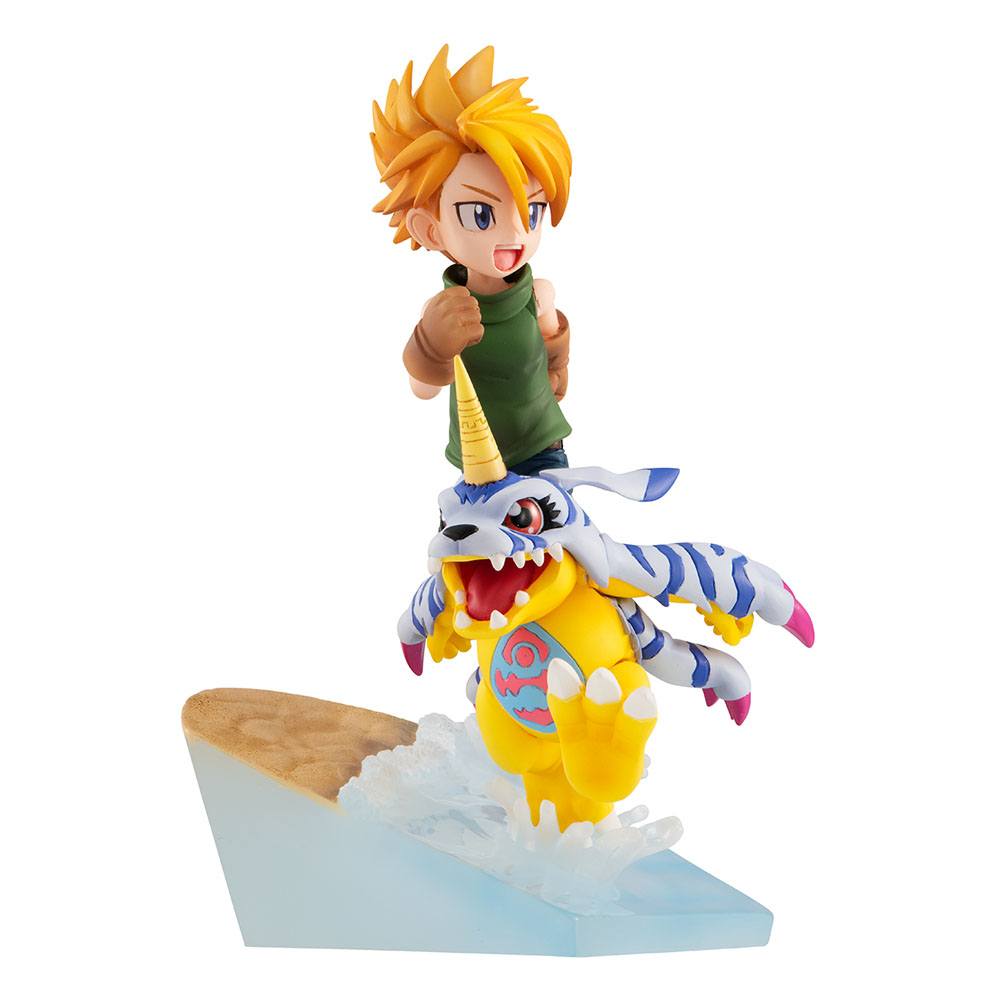 Estatua Yamato Ishida y Gabumon