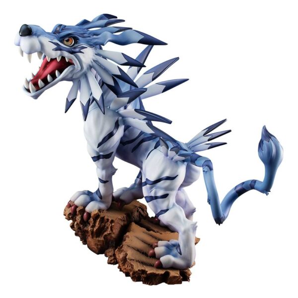 Estatua Digimon Adventure Garurumon Battle