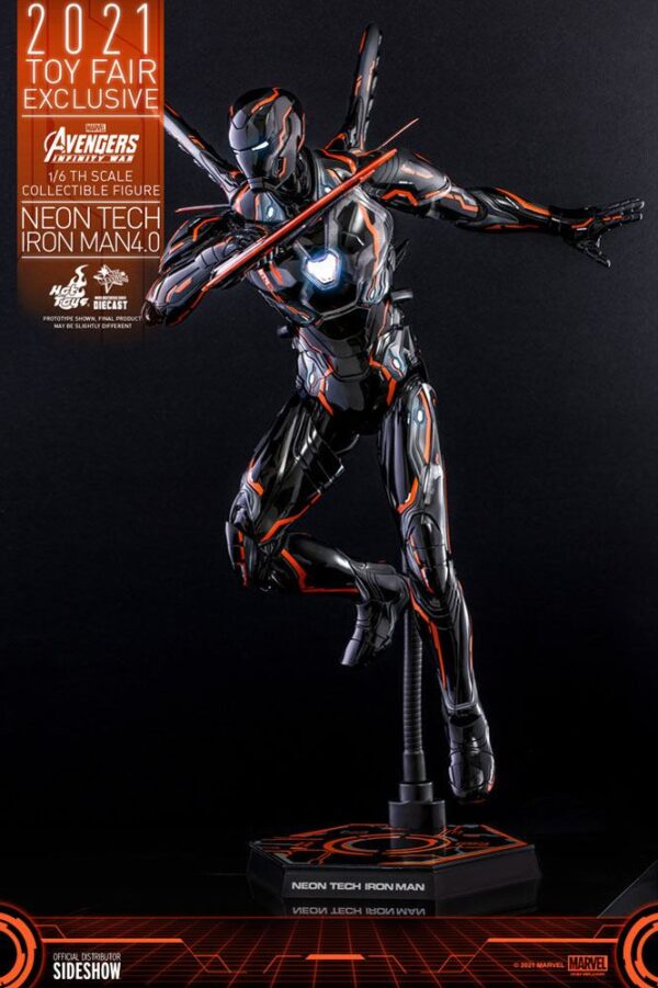 Figura Iron Man Neon Tech Fair