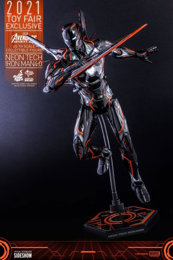 Figura Iron Man Neon Tech Fair