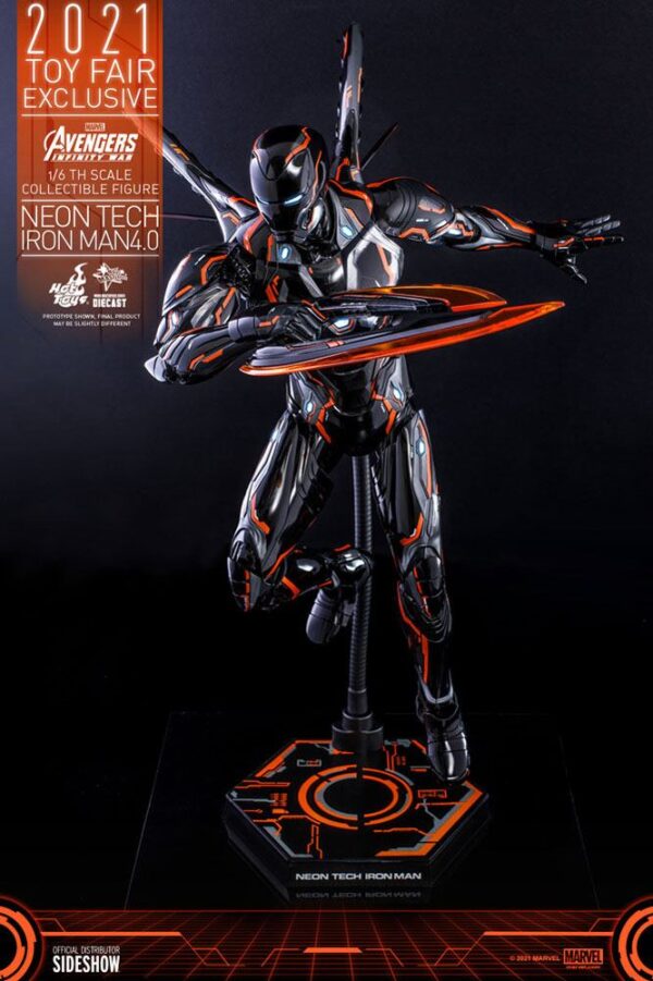 Figura Iron Man Neon Tech Fair